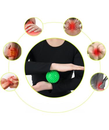 Fizyo Igelball 4er Set Massage Globe Set for Reflex Zones Muscle Relaxation & Pain Relief | Spiked Balls for Hand Foot & Back Massage - Buy Online on GoSupps.com