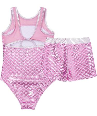Hedmy Kids Girls Sleeveless Leopard Dance Leotard and Shorts Outfit - Light Pink, Size 8 Years - Buy Online on GoSupps.com