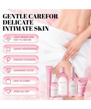  Allony Set of 5 intimate cleansing lotions for women including cleansing lotion essence care gels protective ointment and intimate spray. - Buy Online on GoSupps.com