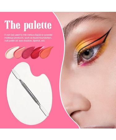  Rosixehird Metal Makeup Mixing Palette - Color Tray Palette with Fine Finish and Double-Sided Non-Slip Toning Stick for Lipstick and Liquid Foundation Rosixehird - Buy Online on GoSupps.com