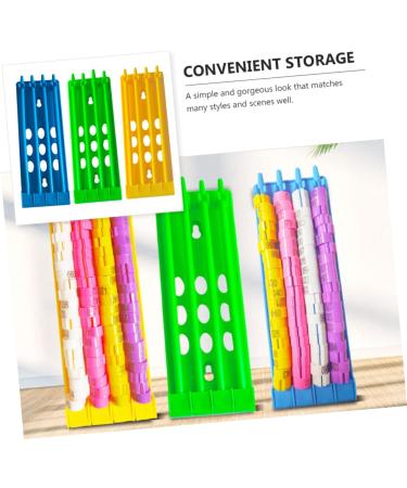 Angoily 6 Pcs Pigeon Ring Stand Training Band Holder Bird Ring Holder Chicks Foot Rings Stand Place Holder Chicken Labels Pigeon Leg Ring Organizer Racing Pigeon Ring Multicolor Plastic 20x7cmx2pcs As Shownx2pcs - Buy Online on GoSupps.com