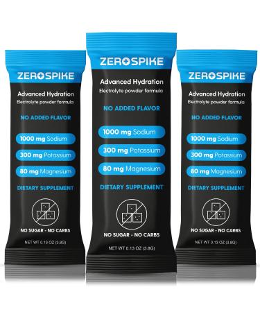 No Sugar Electrolytes Powder Packets | Keto & Fasting Salts Drink Mix | Supplements: The Key Hydration Nutrients Missing from Purified Water | Clean Unflavored Calorie Free | 30 Sticks
