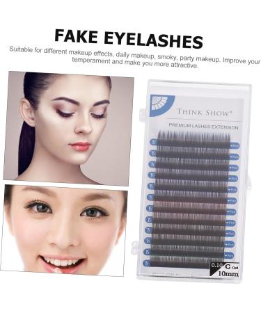 Mikinona 1 Box Eyelashes Pre Glued Lashes Faux Lashes Thick Eye Lash 3d Volume Lashes Soft Thick Lashes Wispy Lashes Natural Fake Lashes Women False Eyelash Fiber Miss Manual Adhesive - Buy Online on GoSupps.com