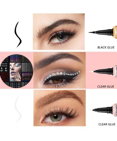 Latex-Free Eyeliner Lash Glue for Sensitive Eyes | Strong Hold Waterproof Eyelash Glue Pen for False Lashes - Buy Online on GoSupps.com