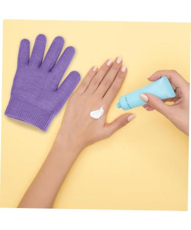 Moufles Hydratants en Gel Exfoliants Taille Unique pour Femmes Soins des Mains Spa et Beaut Usage Quotidien Couleur Violet - Buy Online on GoSupps.com