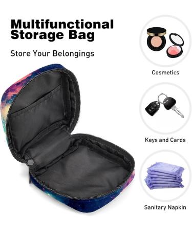 Anna Cowper Nebula Planets Sanitary Napkin Storage Bag - Portable Period Bag for Women and Teens - Multi-colored Design - 1Pcs - Buy Online on GoSupps.com