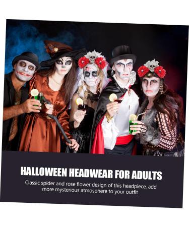 Abaodam Hair Bands Hair Ties Headbands Party Headdress Carnival Headband Halloween Hair Accessories Halloween Headwear for Adults Halloween Hair Band Artificial Flower Plastic Cosplay - Buy Online on GoSupps.com