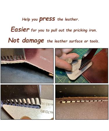 Leather Stitching Punch Plate for Pricking Iron & Lacing Chisel - Leather Craft Tool (1Pc) - Buy Online on GoSupps.com
