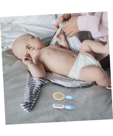 Healeved 3pcs Wool Brush Household Tool Set - Baby Hair Brush, Infant Nail Clippers, Baby Shower Brush | Baby Care Kit for Infants & Newborns - Buy Online on GoSupps.com