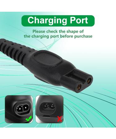 15V Shaver Charger Cable for Philips One Blade Beard Trimmer - Compatible with HQ8505 Series S3000, S5000, S7000, S9000 - Buy Online on GoSupps.com