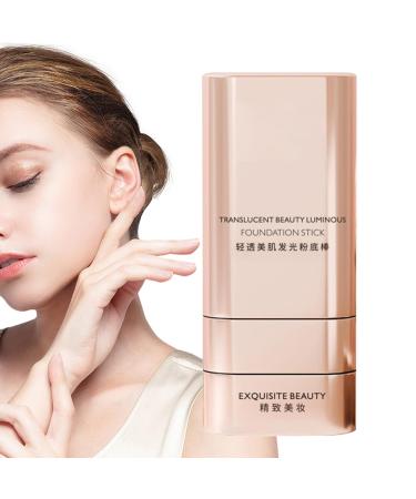 Full Coverage Foundation 20g Concealer Foundation with Brush | 2 in 1 Color Concealer Waterproof Long Lasting Evens Skin Tone for Women and Men