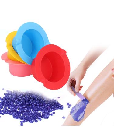 Heat-Resistant Silicone Wax Melting Shell Insert - 4 Color Options for Hair Removal | Narrow Edge Design - Buy Online on GoSupps.com
