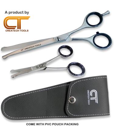 CT Pet Grooming Scissors Kit - Japanese Stainless Steel, 6 & 4.5 inch Hair Cutting Set for Cats and Dogs - Buy Online on GoSupps.com