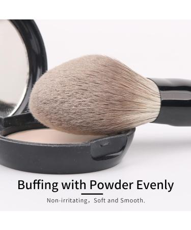 Luxury Enzo Ken Natural Goat Hair Makeup Brush Set - 12 Professional Brushes with Walnut Handbag | Best Natural Bristles for Flawless Application - Buy Online on GoSupps.com