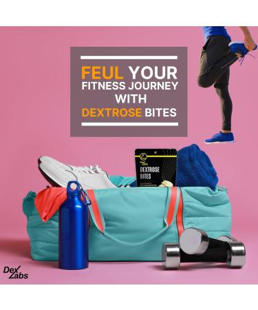 Dextrose Bites - Energizing Melts & Portable Glucose Tablets for Workouts - Banana Mango Flavor (Pack of 01 - Buy Online on GoSupps.com