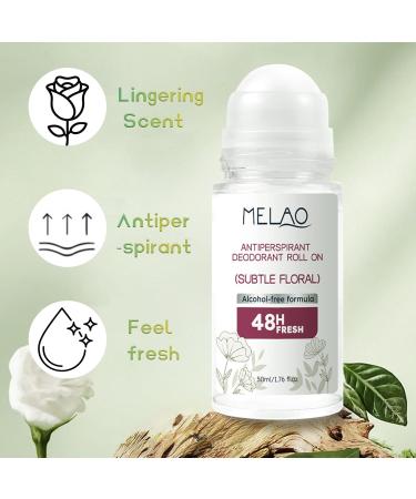 Elitzia Roll-On ETAD02 D odorant anti-transpirant 48 heures contre la transpiration et les odeurs parfum de jasmin frais rose et citron rafra chissant s chage rapide taille de voyage sans alcool - Buy Online on GoSupps.com