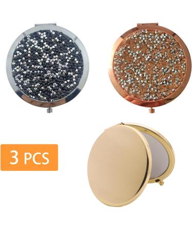 Traziewell Makeup Mirrors Magnifying Compact Mirror Round Ultra Portable Personalised Mirror for Handbag Purses and Travel JZ000122 Jz000122 Three Seats - Buy Online on GoSupps.com