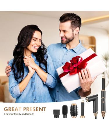 5-in-1 Airstyler Hair Dryer Brush Set - Dry Straighten Curl & Volumize Hair | All Hair Types | Free International Shipping - Buy Online on GoSupps.com