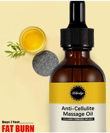 Slibridge Anti-Cellulite Massage Oil - Effective Weight Loss Oil with Lotus & Grapefruit | 30 ML for Body Fat Burn - International Shipping Available - Buy Online on GoSupps.com
