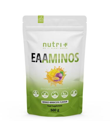 Nutri + EAA POWDER 500g Vegan - HIGH DOSE - all essential amino acids - Nutri-Plus Sport - mango-passion fruit flavor EAAs - Essential amino acids