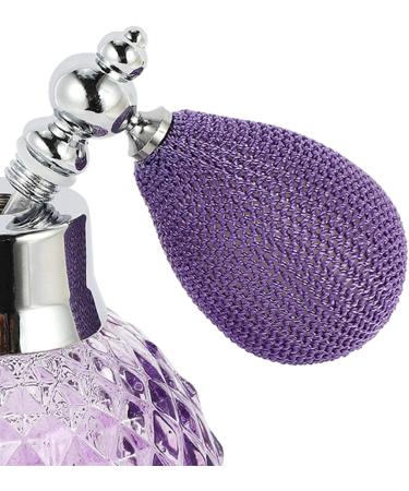 Bassulouda 110ml Vintage Crystal Spray Bottle Perfume White Short Atomizer Refillable Glass - Buy Online on GoSupps.com