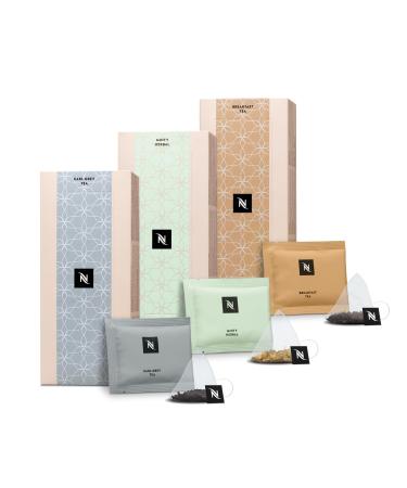Nespresso Professionnel - Bundle THES & INFUSION - 1X25 Th Noir Breakfast - 1X35 Earl Grey - 1X25 Minthy Herbal - Adapt aux professionnels