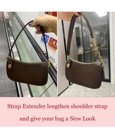 CANDYHONEY 2 Pcs Women Purse Strap Extender for Coach Tabby Swinger Shoulder Bag - Short Chain (2 pack Antique Gold) - Buy Online on GoSupps.com
