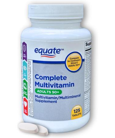 Multivitamin/Multimineral Supplement Tablets for Adults 50+ 125 Count (Pack of 1) Boxed by Fusion Shop Store - Buy Online on GoSupps.com