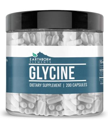 Earthborn Elements Calcium Carbonate Glycine and L-Lysine HCL Bundle 200 Capsules Each Pure & Undiluted - Buy Online on GoSupps.com