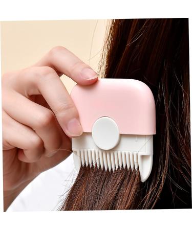 Split Ends Hair Trimmer for Women 2 in 1 Mini Portable Cute Hair Brush Detachable Dustproof Knob Adjustable Stainless Steel Slicer Hair Clipper Type 1 - Buy Online on GoSupps.com