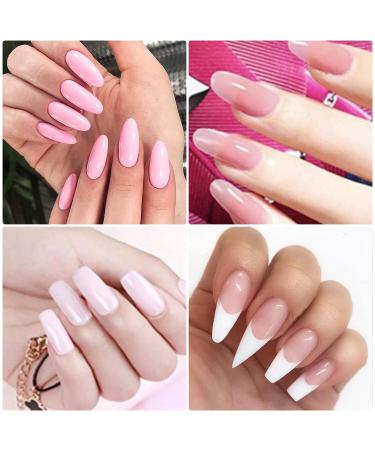 LULAA Nail Extension Kit | Gel & Silk Fiberglass Nail Art Tools (1Gel + 20 Fiberglass) - Professional Nail Extension Pro Kit - Buy Online on GoSupps.com