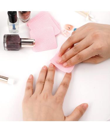 600 Lint-Free Nail Wipes for Gel Nails - Pink | Nail Polish Remover Cells | Soft Cleaner Rolls - Ideal for Manicures - Buy Online on GoSupps.com
