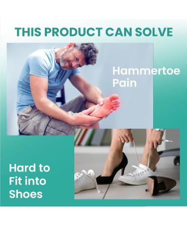 Welnove Toe Separators 6 Pack Toe Spacers for Bunions Toe Spacer for Overlapping Toe Bunion Protector Bunion Corrector Suitable for Men Women Child 3 Different Size Green - Buy Online on GoSupps.com