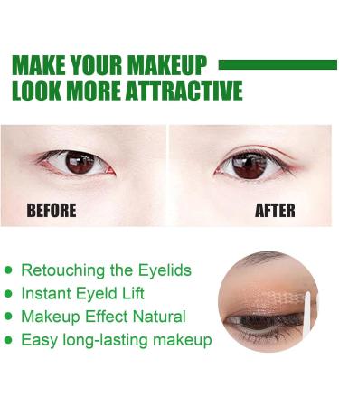 Hooded Eyelid Lifter Strips Natural Matte Double Eyelid Tape Invisible | Instant Eye Lift Eyelid Lifter Eye Tape for Droopy Eyes Dtt - Buy Online on GoSupps.com