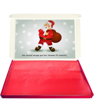 Personalised JOLLY SANTA Christmas Chocolate Selection Box Gift Hamper - Buy Online on GoSupps.com