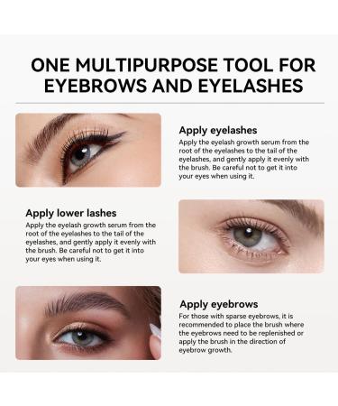 LANBENA Eyelash Growth Serum Advanced Eyelash Treatment Eyelash Serum for Eyelash Growth Hypoallergenic 01 fl oz - Buy Online on GoSupps.com