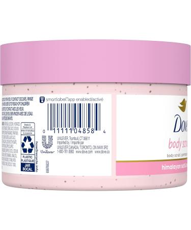 Dove Body Scrub For Silky Smooth Skin Himalayan Salt & Rose Oil Exfoliating Body Scrub that Restores Skin's Natural Nutrients 298 g Rose 298 g (Pack of 1) - Buy Online on GoSupps.com
