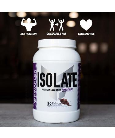 FINAFLEX Isolate Milk Chocolate - 5.5 lb - 25 Grams of Iso Protein Per Serving - Milkshake-Like Taste - Zero Sugar Zero Fat & Gluten Free - 83 Servings Milk Chocolate 5.5 Pound (Pack of 1) - Buy Online on GoSupps.com
