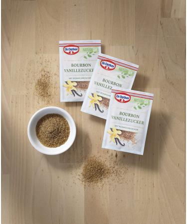 Dr. Oetker Bourbon Vanilla Sugar (3 x 8g) - Aromatic Bourbon Vanilla Extract for Delicious Desserts - Buy Online on GoSupps.com