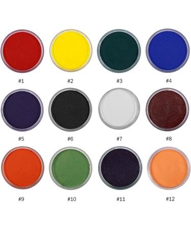  FILFEEL Body Paint for Face Matte Professional Water Based Pigment Cosplay Halloween Party Face Makeup (30g)(Blue) - Buy Online on GoSupps.com