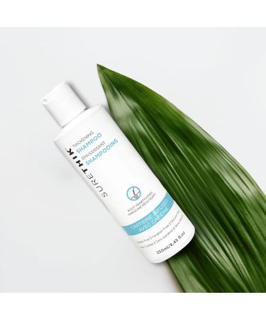 SURETHIK Hair Thickening Shampoo - Caffeine & Nourishing Oils - Sulfate Paraben & Silicone Free - Ideal for Healthy Hair (250ml - Buy Online on GoSupps.com