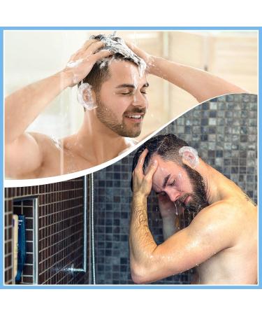 Sabary 1500 Pcs Waterproof Disposable Ear Covers for Shower - Clear Plastic Ear Protectors for Hair Dye, Bathing, Spa | Bulk Pack - Buy Online on GoSupps.com