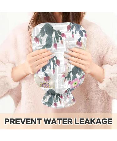 NAANLE Cactus Flower Hot Water Bottle - 1L Heat Bottle for Menstrual Cramps & Pain Relief | Hand & Foot Cold Therapy - Buy Online on GoSupps.com