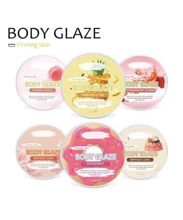 BAYUELSWU Body Glaze Body Butter Donut 3.5 oz Body Glaze Body Butter Moisturizes Cream for Dry Skin New Body Glaze Deeply Moisturizes Skin for Women (C Set) - Buy Online on GoSupps.com