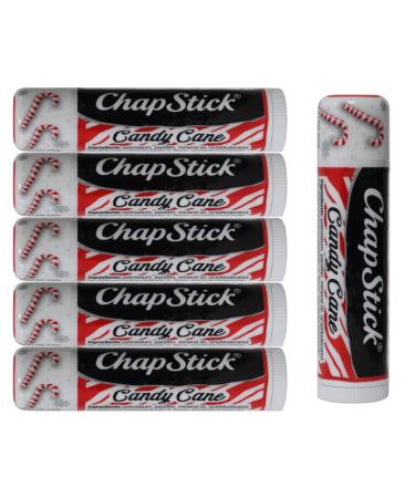 Candy Cane Chapstick Lip Balm  6 Pieces