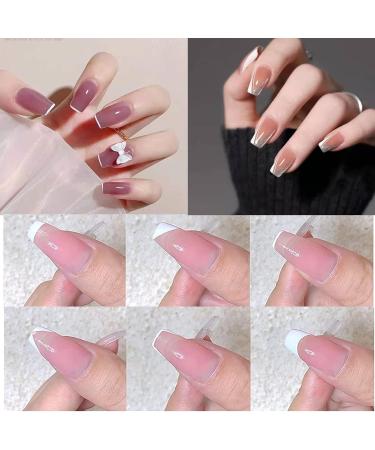 Niceneeded 4Pcs Nail Art Stamper Kit | Transparent Jelly Stamper & Scraper - Round Blue with Lid for Perfect Nail Designs - Buy Online on GoSupps.com
