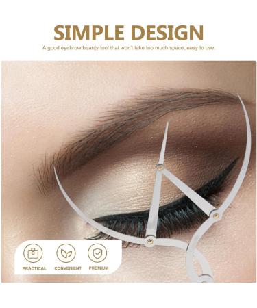 TOPBATHY R gle Sourcils En Acier Inoxydable Outil De Dessin Des Sourcils Precise Pour Femmes Maquillage Professionnel Mesure Positionnement Visage Simple Et Pratique - Buy Online on GoSupps.com