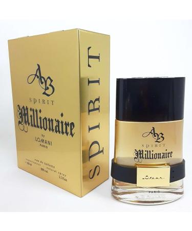 Lomani AB SPIRIT MILLIONAIRE Cologne. EAU DE TOILETTE SPRAY 3.3 oz / 100 ML Mens Spicy 3.3 Fl Oz (Pack of 1) - Buy Online on GoSupps.com
