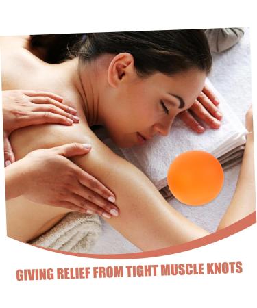 Beavorty 2-Pack Lacrosse Balls for Myofascial Release - Massage & Mobility Balls for Yoga Ice Hockey & Fascia Tension Relief - Red - Buy Online on GoSupps.com