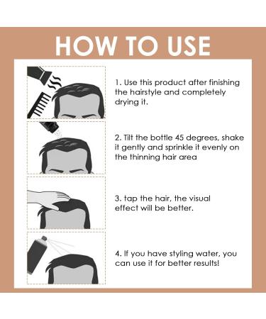 27.5g Hair Fibers High Quality Hair Thickening Fibers For Naturally Thicker Looking Hair Multiple Colors Available (Light Brown) - Buy Online on GoSupps.com